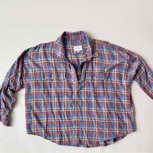 American eagle Plaid Button-Up Shirt